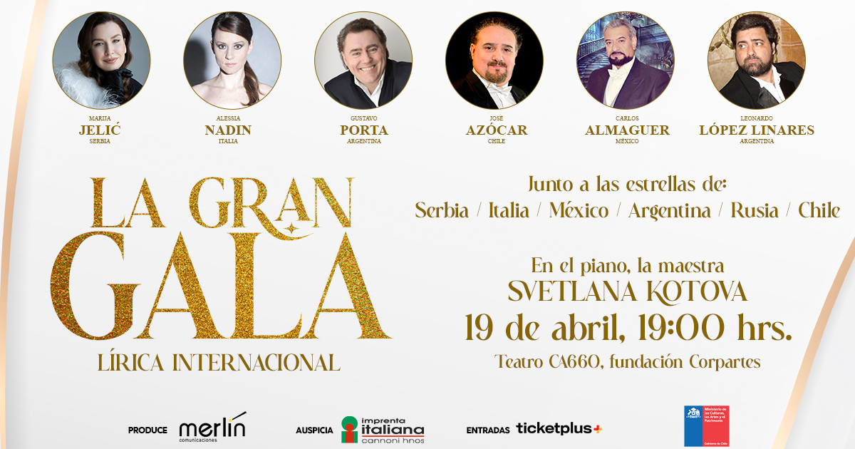 Afiche oficial de "La Gran Gala", Merlín