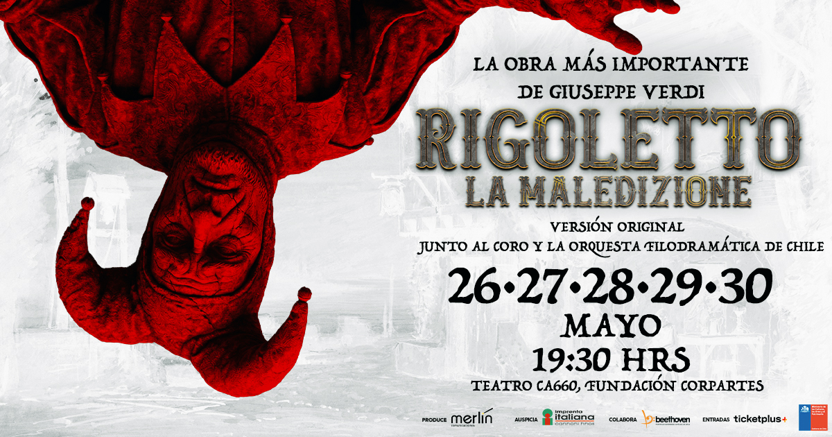 Afiche oficial de "Rigoletto: La Maledizione", Merlín